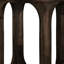 Table d'appoint ronde 18 po avec tablette en bois de manguier Eray-112254113