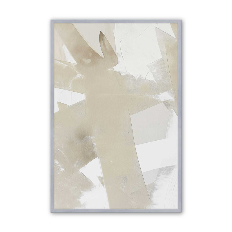Impression Soft Momentum II, Reproduction encadrée sans passe-partout, H 37,25 po x l 25,25 po x P 1,25 po, Chrome poli