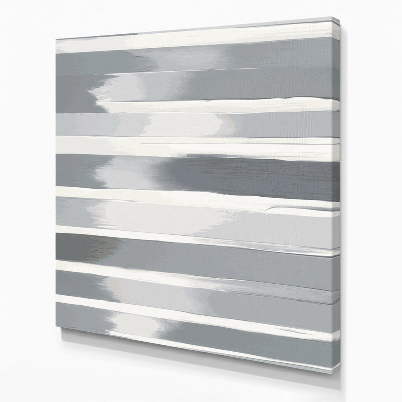 Art mural sur toile DiagonalStripes, H 32 po x l 32 po