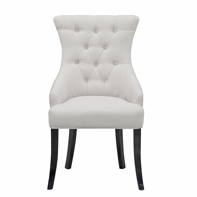 Chaise rembourrée Chesterman, Beige