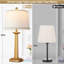 Lampe de table USB en métal Lila