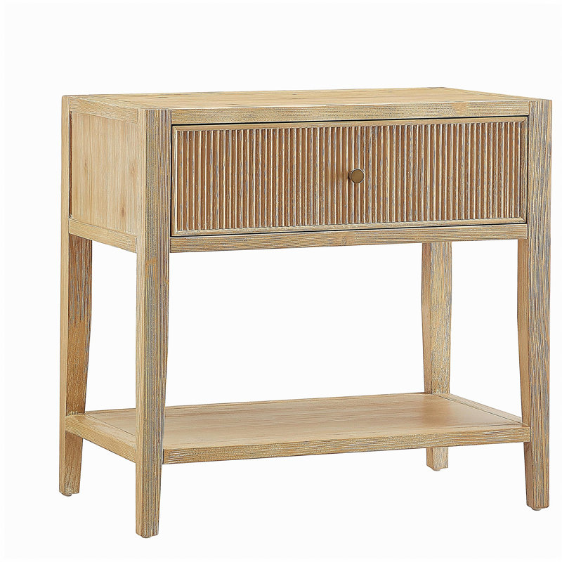 Fleur Natural 1-drawer Nightstand