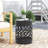 Outdoor Metal Side Table -Large-1827894684