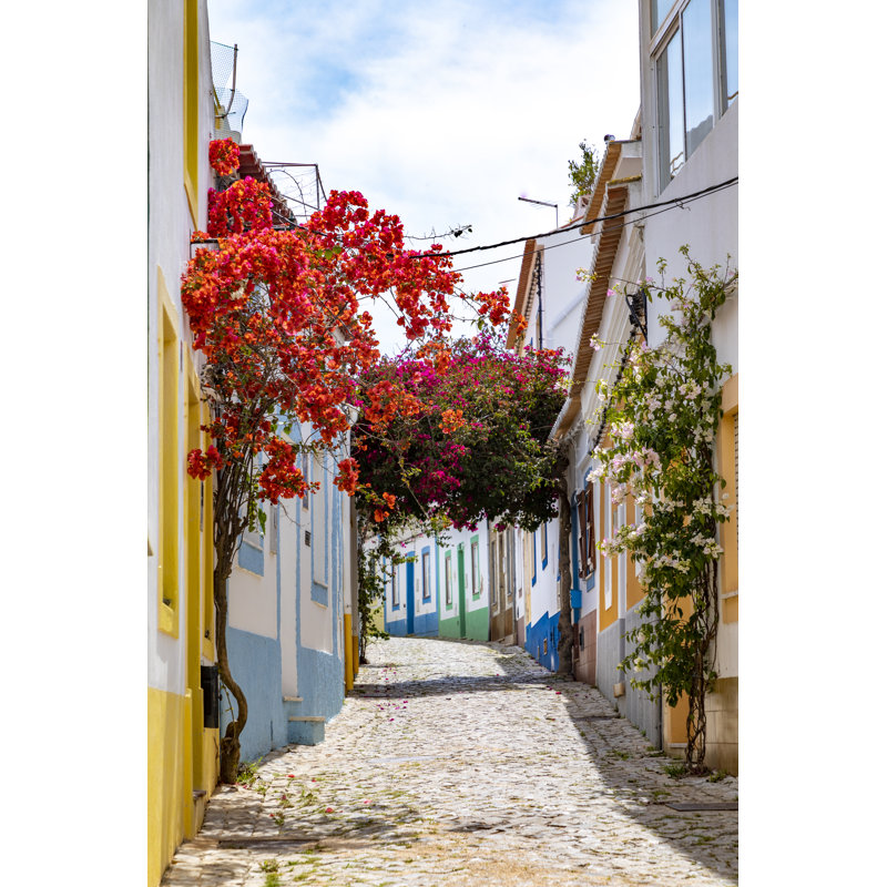 Narrow Alleys Of Ferragudo - Wrapped Canvas Print, 46cm H x 30cm W x 3.8cm D