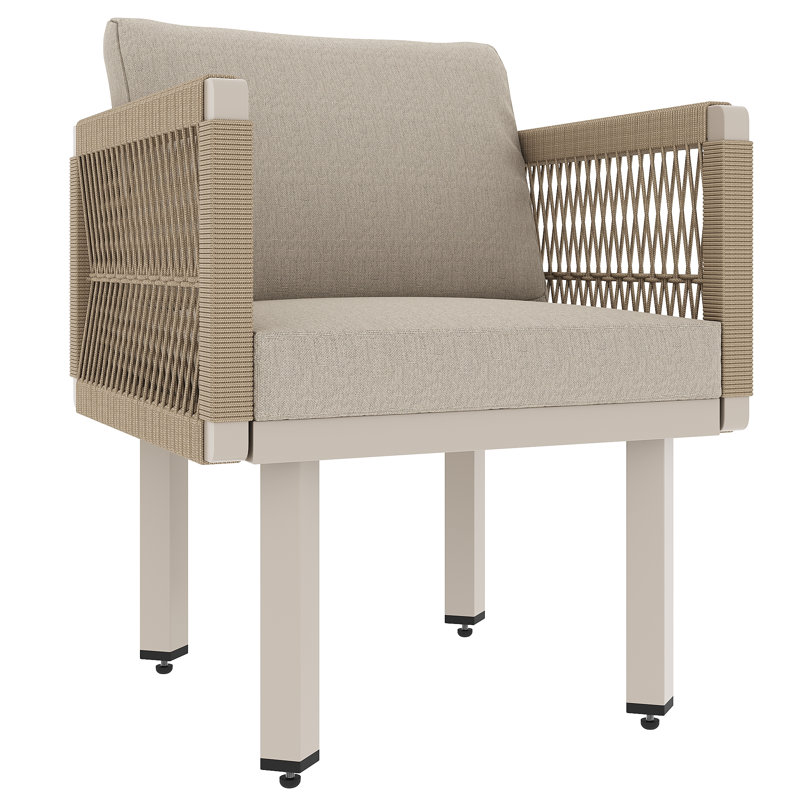 6-Piece Outdoor Lounge Set, Stylish Garden Sofa Set For Balcony & Terrace Use, Beige