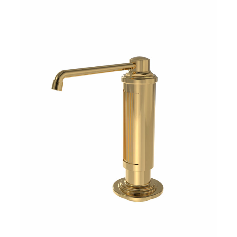 Stresa Soap Dispenser , Unlacquered Polished Brass
