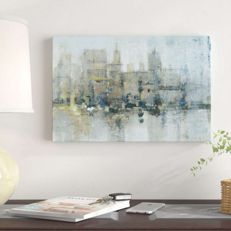 "City Proper II" par Timothy O 'Toole, reproduction d'art sur toile, H 12 po x l 18 po, Toile tendue