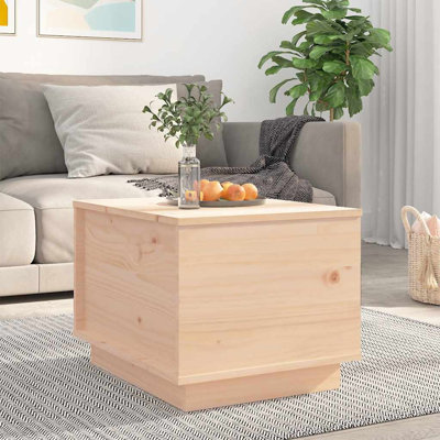 Coffee Table 35 Cm Solid Wood Pine