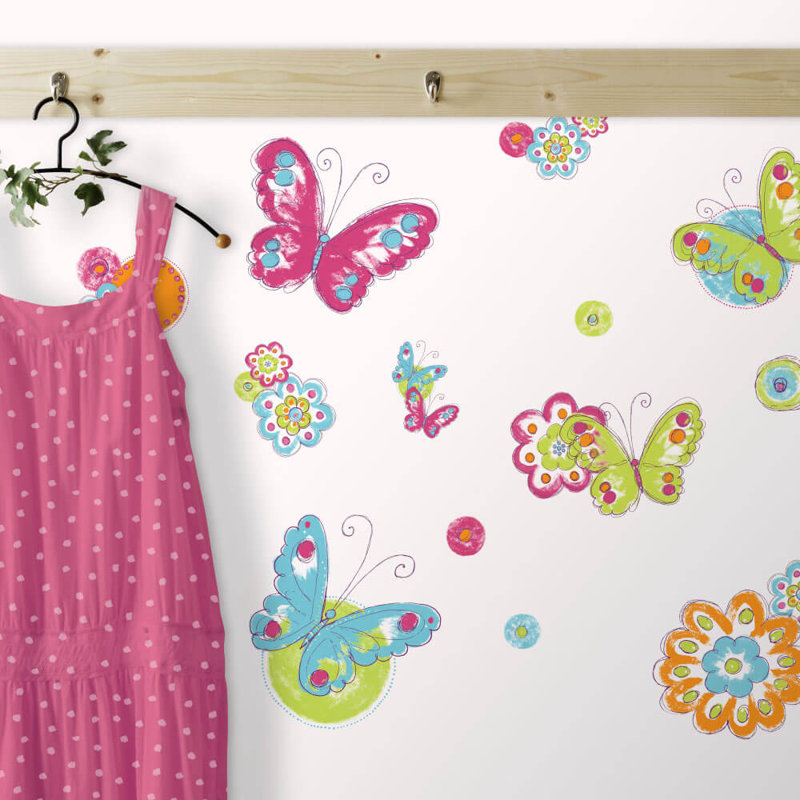Insects Non-Wall Damaging Wall Decal