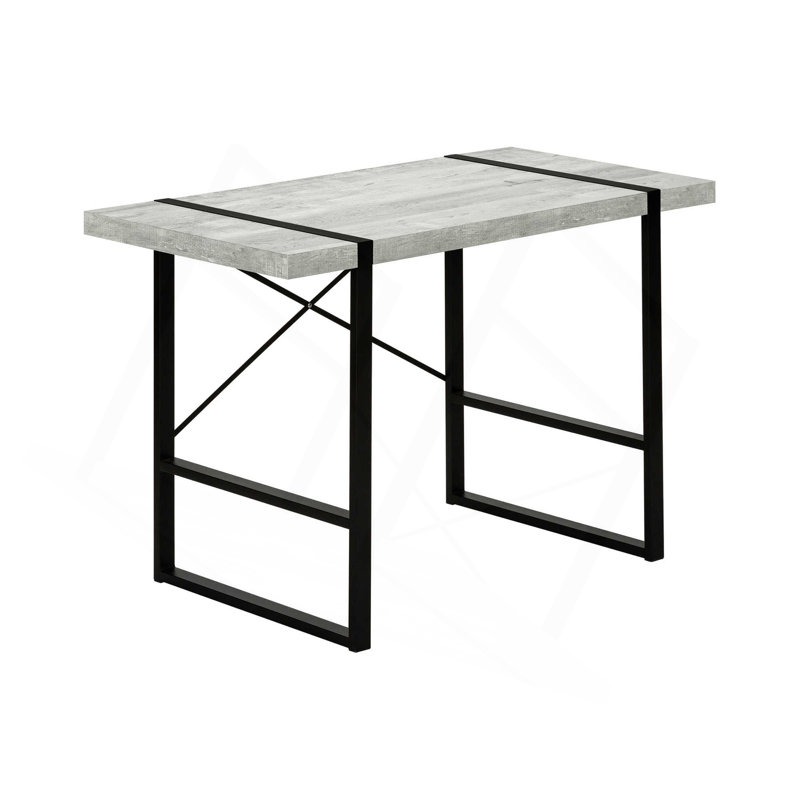 Computer Desk, Home Office, Laptop, 48"L, Work,  Laminate, Contemporary, Light Gray 
