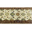 Tapis de couloir oriental crème en laine noué à la main 2 pi 6 po x 8 pi