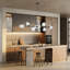 Eola 8 - Light Black Kitchen Island Pendant-381009554