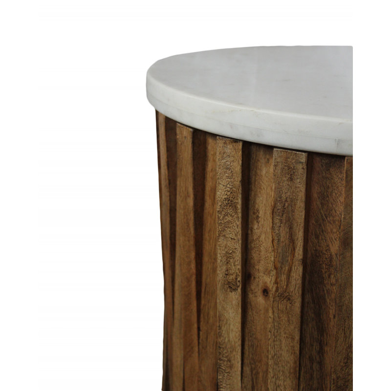 Dorotheia Marble Top End Table