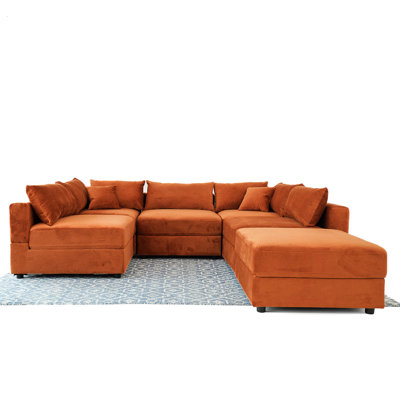 Velvet Modular Sectional Sofa