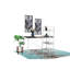 Bureau réversible en bois Smart Workstation