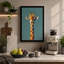 Forward Giraffe Modern - Wrapped Canvas-789191946-789191940