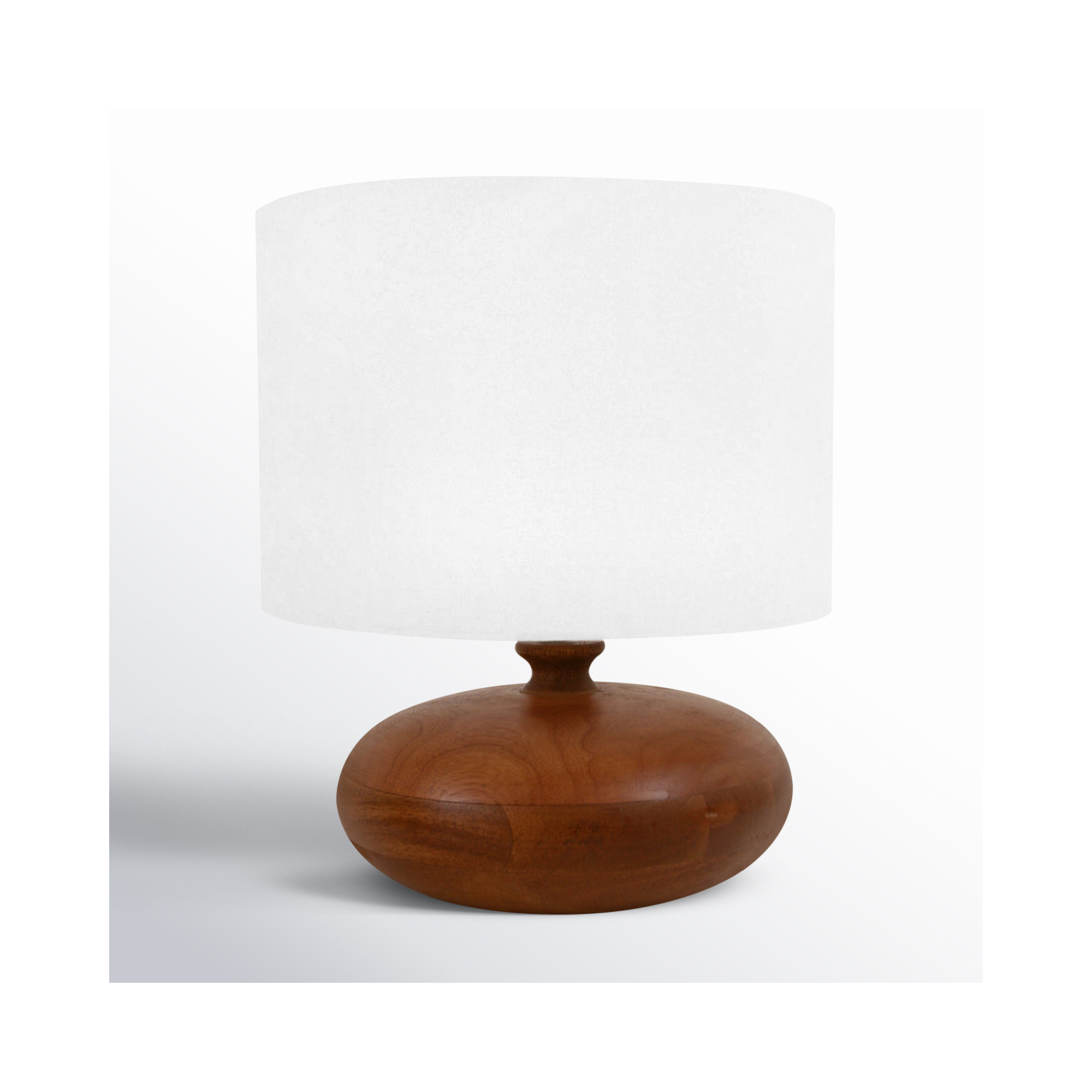 Ilma Solid Wood Table Lamp, Brown