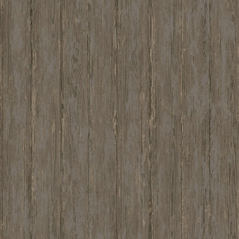 Papier peint texturé non tissé Timber Pi., Noir/gris