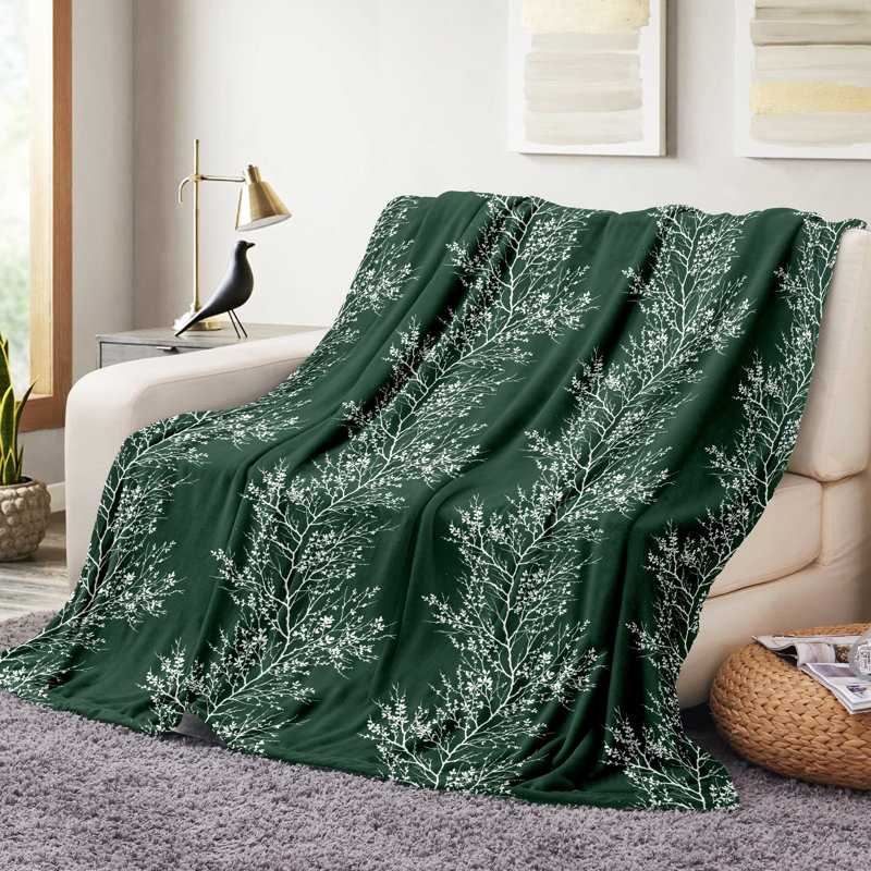 Jeté ultra doux surdimensionné, Vert forêt