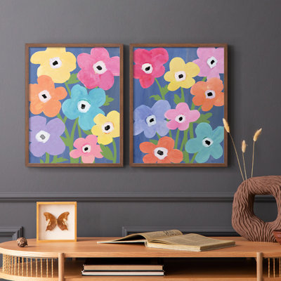 Flower Market Colour I-Premium Framed Print -Ready to Hang - No Nails Required - No Nails Required