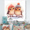 «Winter Winter Bird Lovers For Nursery II», art mural oiseau