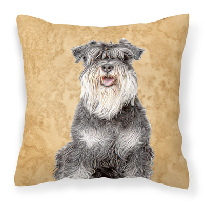 Schnauzer Square Indoor/Outdoor Throw Pillow
