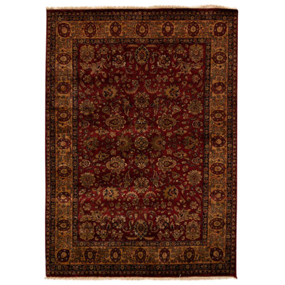 Oriental Area Rug in Gold