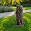 Statue de jardin majestueux 20,5 po H, statue de jardin en résine résistante aux intempéries avec finition bronze