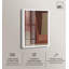 Décoration murale bohème Raw Edge III par Art Remedy, cadre blanc, 25 x 37-95985893-95985898