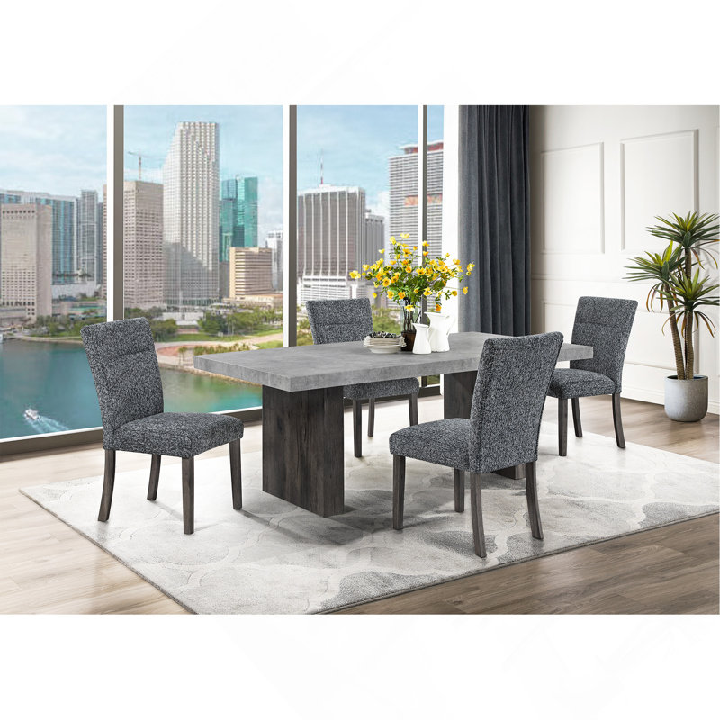 SUSAN GREY DINING TABLE
