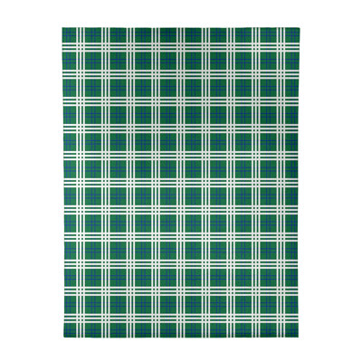 Tapis écossais vert