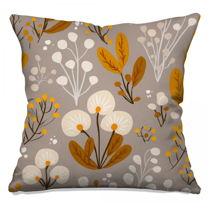 Coussin Floral, 26 po x 26 po