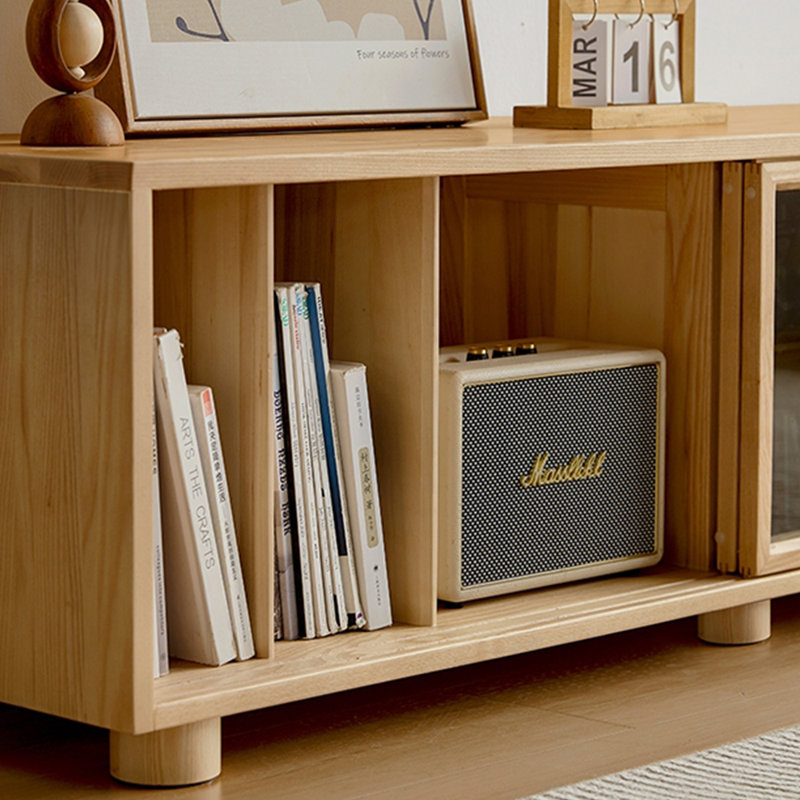 Italian style all solid wood TV stand