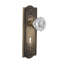 Meadows Plate with Decorative Keyhole and Crystal Door Knob-673187576