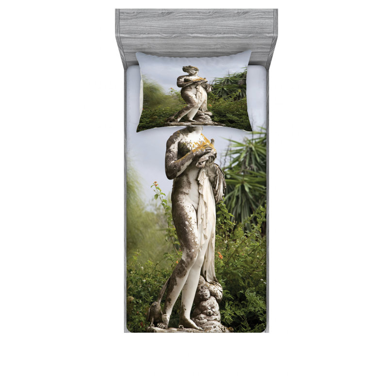 Microfiber Sheet Set, Twin Sheet Set with Fitted Sheet