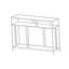 Buffet industriel moderne, noir, 43,3 po x 30,7 po x 11,8 po | Panneau de particules 100% mélaminé, épaisseur: 0,7 pouce | Pieds en métal robustes (0,6 x 0,6 po) | Solution de rangement élégante pour la maison ou le bureau