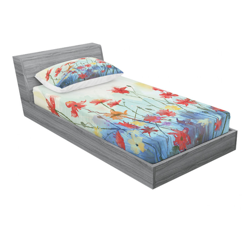 Microfiber Sheet Set, Twin XL Sheet Set with Fitted Sheet