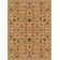 Tapis oriental tissé doré Gloucester