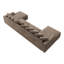Canapé modulaire en velours côtelé Tolzmann K-368622560