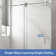 66-72 In. W X 76 In. H Sliding Frameless Shower Door  With 3/8 In. (10 Mm) Tempered Glass