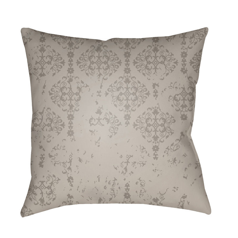  Indoor/Outdoor Throw Pillow, Medium Gray
