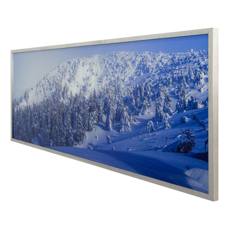 «Alpine Landscape», reproduction de photo sur verre sans cadre