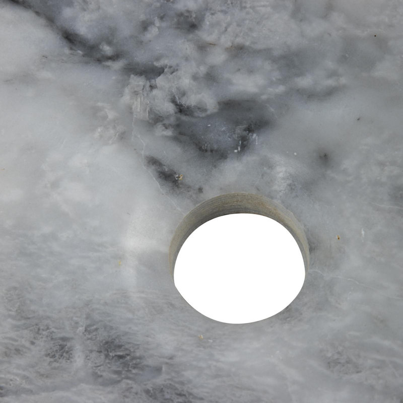 Ivy Bronx 370mm L x 370mm W Marble Circular Sink