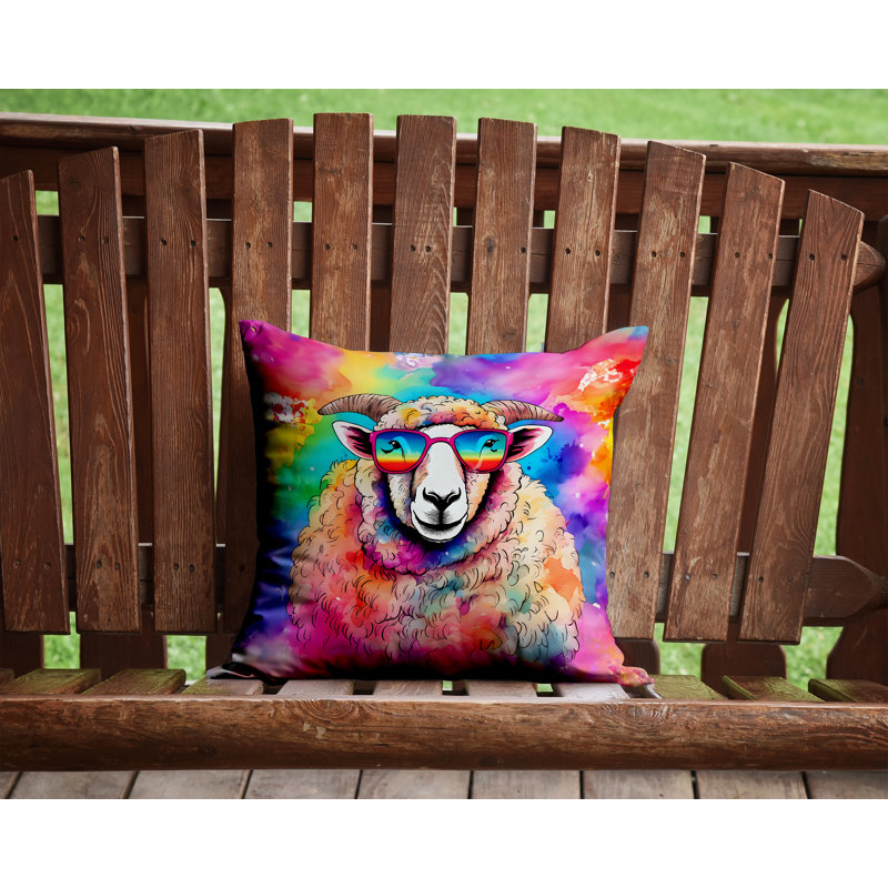 Coussin Hippie, H 14 po x l 14 po
