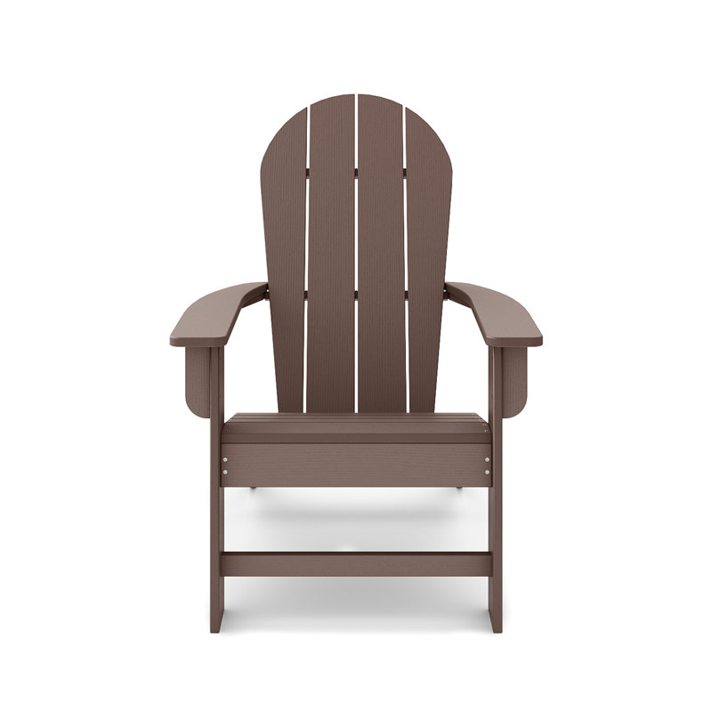 Chaise brune - fabriquée à partir de bois d'œuvre pour le jardin au design ergonomique élégant avec quincaillerie en acier inoxydable Peace Zone