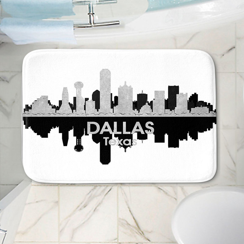 Non-Slip Bath Mat, 24" W x 17" L x 1" H