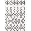 Burrell Cotton Ivory/Black Area Rug-22261222