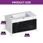 Meuble-lavabo flottant 36 po avec lavabo Balconera-131074064