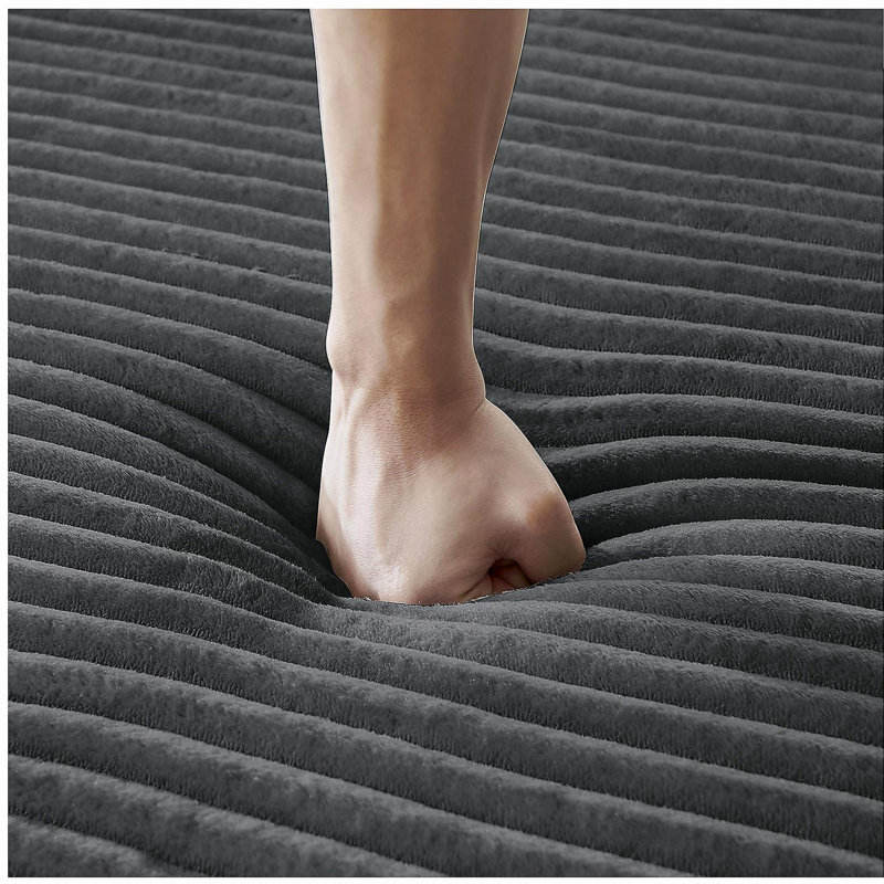 Méridienne simple à paresseux simple, aucun assemblage requis, faite de tissu de velours, méridienne moderne moelleuse, utilisée pour les salons intérieurs et les chambres à coucher - gris foncé