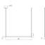 Luminaire suspendu à une face DEL Thin-Line-360182404-360182402-360182407